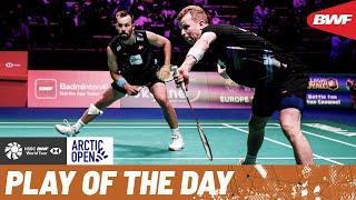 HSBC Play of the Day | Incredible racket change and defence from Rasmussen!