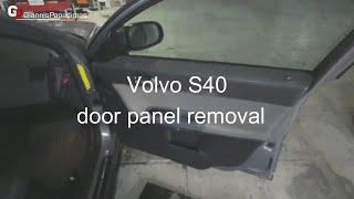 volvo s40 door panel removal