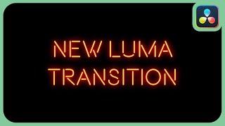 The New Luma Transition | DaVinci Resolve 18.5 Beta |