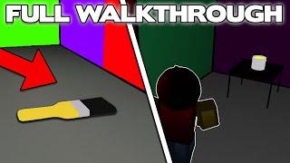 ROBLOX Color or Die CHAPTER 1 FULL WALKTHROUGH [EASIEST WAY]