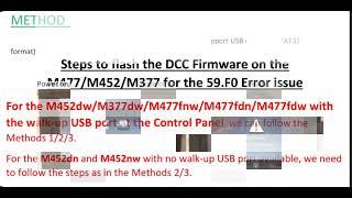 How to fix 59.F0 Error on HP LaserJet Pro M477/M452/M377 *See Description*