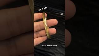 Ashoka Jewellers Panipat      9050405529Gold Kada 15g #jewellery #gold