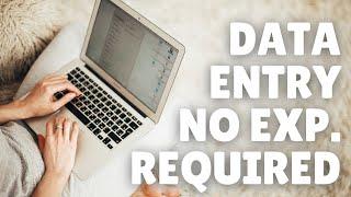 $100/Day No Experience Work-From-Home Data Entry Job 2021