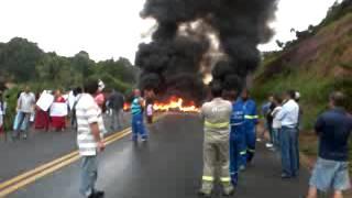 Protesto em Laje