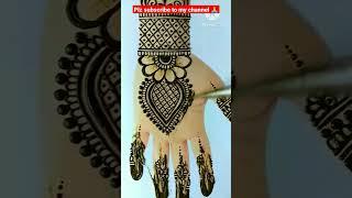 Easy Mehndi Design For Hand| Simple Mehndi Design| New Mehndi Design 2023 #shortvideo #shorts