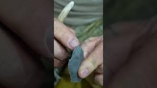 Making A Stone Age Chisel - The Burin