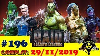 #196. Мои Герои, КБ и Тренировка Героев | RAID: Shadow Legends  | 29/11/2019