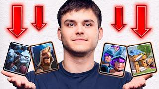 I Played the Cards with the WORST Stats in Clash Royale
