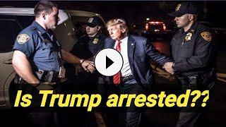 Is it true that Trump was arrested? Is Trump arrested what is the reality ? Trump Arrested