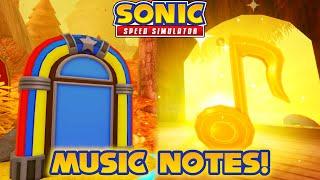 How to Find All 5 Autumn Forest Zone Music Notes in Sonic Speed Simulator