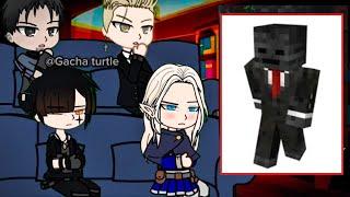 {NTR} Bad ending party reacts to Lihan as GROX | part 2, Gacha react to Minecraft 