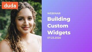 Building Custom Widgets | Duda Workshop