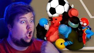 ПОТНЫЙ ФУТБОЛ С БРЕЙНОМ И ДАШЕЙ В GANG BEASTS!