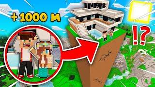 OGROMNA WIEŻA NA KTÓREJ POJAWIŁ SIĘ MÓJ DOM W MINECRAFT?! GPLAY & LUMI