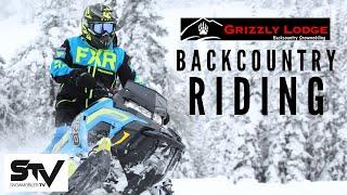 Snowmobiler Television - Backcountry riding with Grizzly Lodge