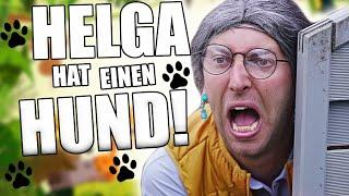 Helga hat einen Hund  