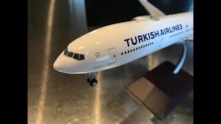 Turkish Airlines Boeing 777-300ER, TC-JJT, Unboxing and Review, Gemini 200