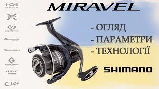 Котушка Shimano Miravel | Детальний огляд котушки Міравел від Шимано.