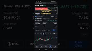 2000 usdt profit in CYBER coin ,  Live Pump#cybercoin