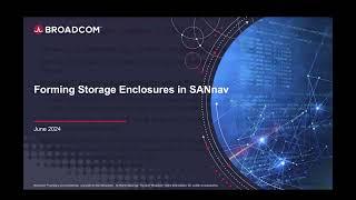 Forming Storage Enclosures in SANnav