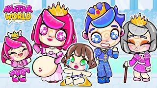 I Was Adopted by Candy Princess Family in Avatar World | Pazu | Toca Boca