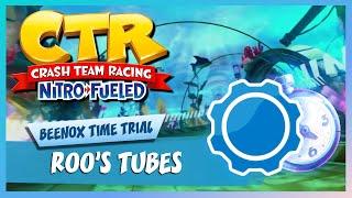 Roo's Tubes - Developer Time Trial (1:16:67 vs 1:16:87) | Crash Team Racing Nitro-Fueled