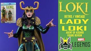 Marvel Legends Retro LADY LOKI Agent of Asgard Vintage Card Figure Review