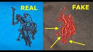 USPA shirt real vs. fake . How to spot counterfeit US polo association shirts