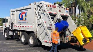 Goode Pete 520 Split Heil Rear Loader Garbage Truck Packing Dual Stream Recycling