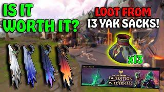 Loot From 13 Yak Sacks + A Full Yak Track! - Is It Worth It?