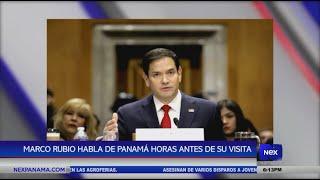 Marco Rubio habla de Panamá horas antes de su visita