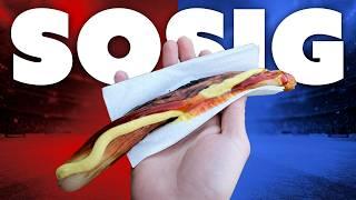 What is a bunless hotdog? (Scrandle)