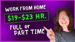 BEGINNER-FRIENDLY & SEVERAL SHIFTS !  Full or Part Time Entry Level Work From Home Jobs Hiring Now