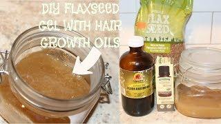 DIY FLAXSEED GEL WITH HAIR GROWTH OILS|Mitchka Leon