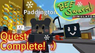 Cub Buddy Beckoning  Quest Complete | Bee Swarm Simulator  Beesmas  Симулятор пчелиного роя