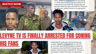Levyne Tv finally arrested for Coning his fans on YouTube.