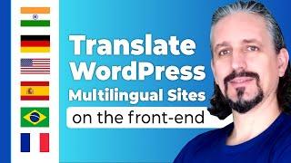 Translate WordPress Multilingual Site with TranslatePress on the Front-End