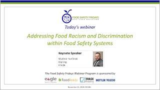 Addressing Food Racism and Discrimination within Food Safety Systems