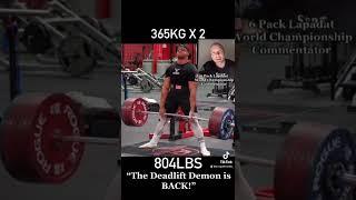 The Deadlift Demon is back!!!