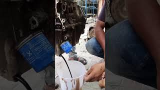 How to engine oil change#Isuzu #service #truck #Isuzu #turbo #diesel #engine