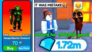  HE FOUND ME & SAID IT WAS A MISTAKE ️ I BOUGHT OMEGA REACTOR FOR 70  - Toilet Tower Defense