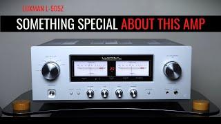 100 YEAR PEDIGREE - Luxman L-505Z Amplifier Review