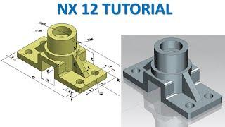 NX 12 Tutorial #60 | 3D Modeling Basic Beginners