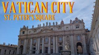 St. Peter's Square in Vatican City - Rome, Italy