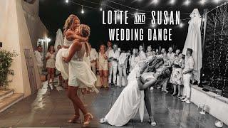 LGBT wedding dance lotte & susan