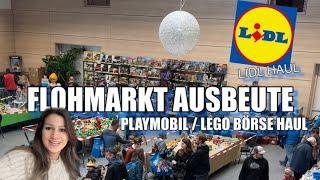 FLOHMARKT AUSBEUTE | PLAYMOBIL LEGO BÖRSE HAUL | LIDL EINKAUF |