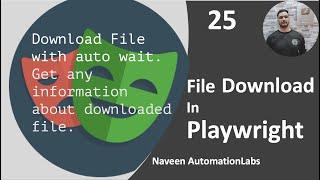 #25 - Download File using Playwright with Java