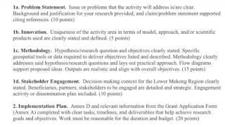 MEK001 Grants AppIication Instructions