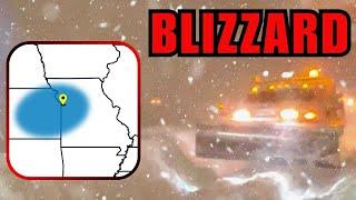 ️ Blizzard Madness: THE BIG STORM IS HERE- Live Storm Chasing Adventure!