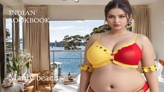 4K AI Art Indian Lookbook on Manly beach